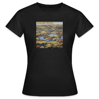 Golden Hour - Women's T-Shirt - black - Front - AI Model Female 172 dark (172cm)