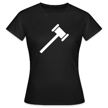 hammer - Women's T-Shirt - black - Front - AI Model Female 172 dark (172cm)