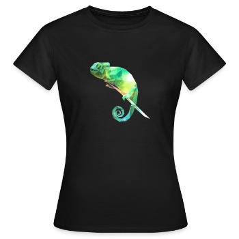 caméléon - T-shirt Femme - noir - Devant - AI Model Female 172 dark (172cm)