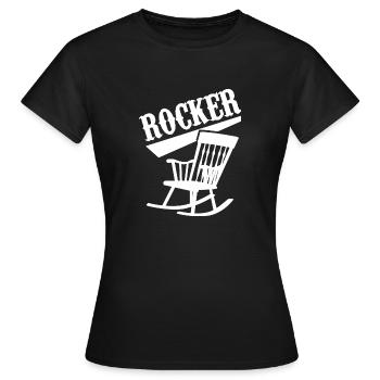 Rocker - Women's T-Shirt - black - Front - AI Model Female 172 dark (172cm)