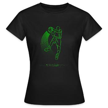 basketballer - T-shirt Femme - noir - Devant - AI Model Female 172 dark (172cm)