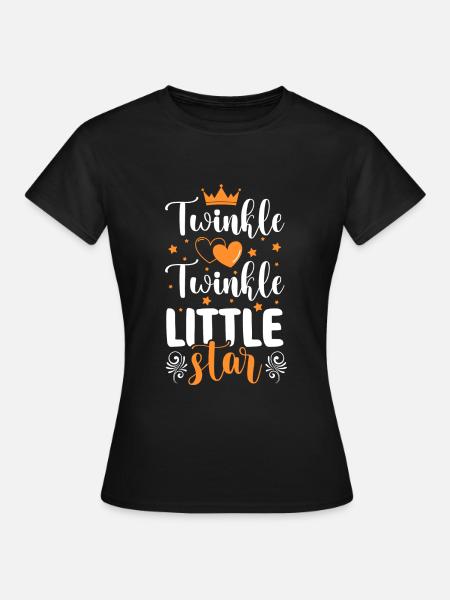 Sterne Sternchen Astronomie - Frauen T-Shirt - Schwarz