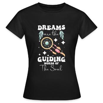 Traum Träumer - Frauen T-Shirt - Schwarz - Vorne - AI Model Female 172 dark (172cm)