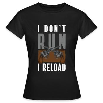 Gun Club Tir Zone de tir - T-shirt Femme - noir - Devant - AI Model Female 172 dark (172cm)
