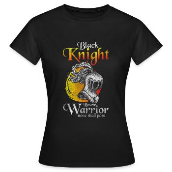 Épée, Dragon, Templier, Noblesse - T-shirt Femme - noir - Devant - AI Model Female 172 dark (172cm)