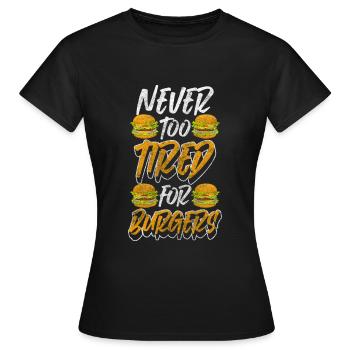 Food Food Hotel - Women's T-Shirt - black - Front - AI Model Female 172 dark (172cm)