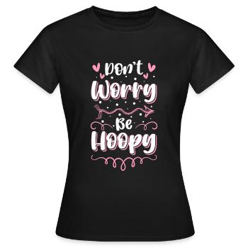 Créoles Hoop Trend Femme - T-shirt Femme - noir - Devant - AI Model Female 172 dark (172cm)