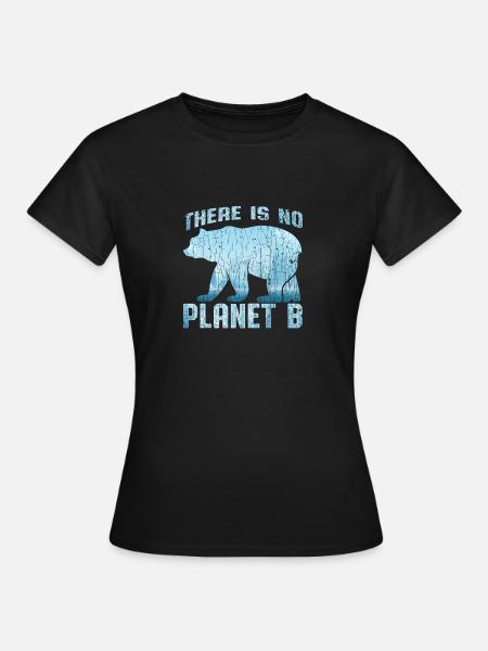 No Planet B - T-shirt Femme - noir