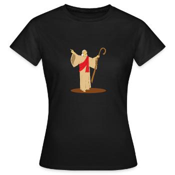 Wololo Priester - Frauen T-Shirt - Schwarz - Vorne - AI Model Female 172 dark (172cm)