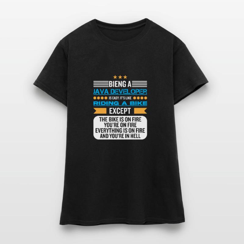 Java Developer Frauen T-Shirt