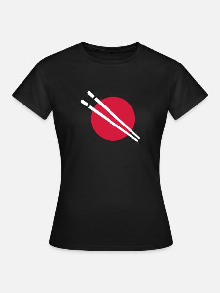 Japani - Naisten t-paita - musta