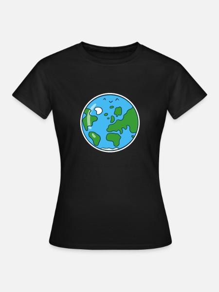 Süße Erde - Frauen T-Shirt - Schwarz