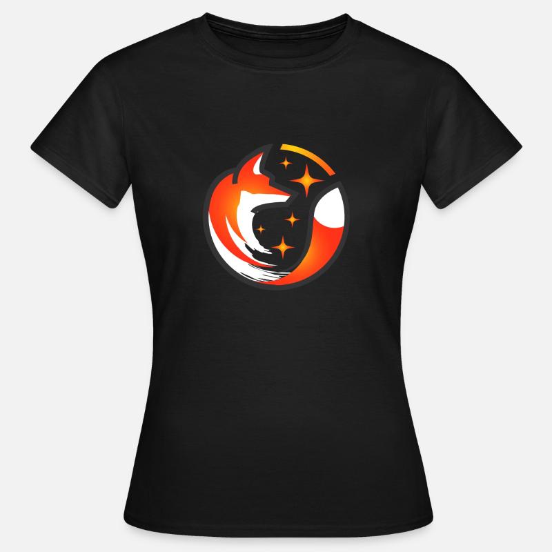 abstract fox - Women's T-Shirt - black