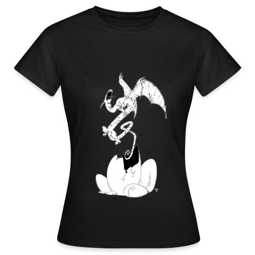 Dragon oeuf noir png - T-shirt Femme