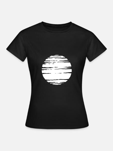 Sonnenuntergang - Frauen T-Shirt - Schwarz