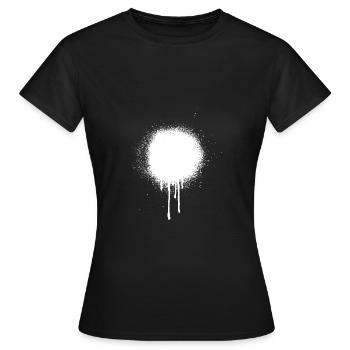 Tache de graffiti - T-shirt Femme - noir - Devant - AI Model Female 172 dark (172cm)