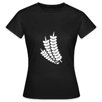 Wheat ear - Women's T-Shirt - black - Front - AI Model Female 172 dark (172cm)