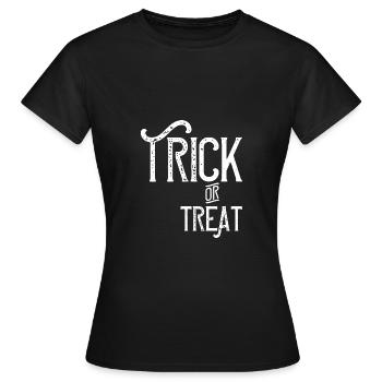 Trick or treat - Women's T-Shirt - black - Front - AI Model Female 172 dark (172cm)