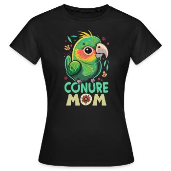 Perruche Perruche Maman - T-shirt Femme - noir - Devant - AI Model Female 172 dark (172cm)