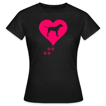 Labrador - T-shirt Femme - noir - Devant - AI Model Female 172 dark (172cm)
