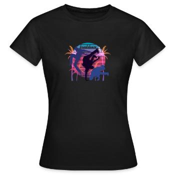 break dance - T-shirt Femme - noir - Devant - AI Model Female 172 dark (172cm)