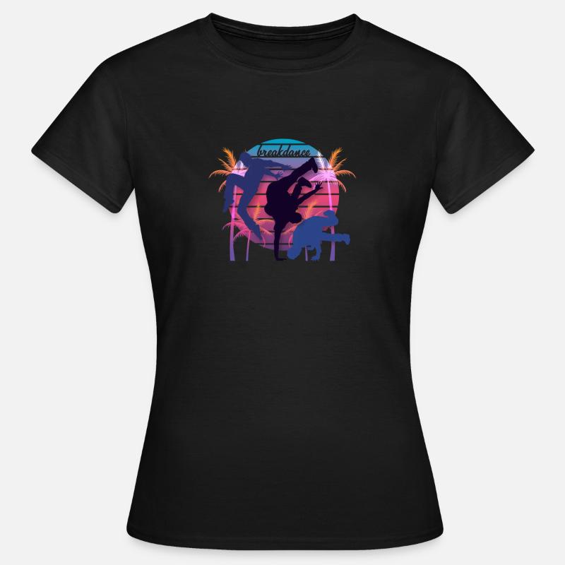 break dancing - Women's T-Shirt - black