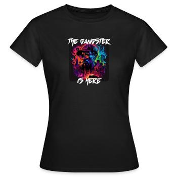 Gangster dans la ville 2 - T-shirt Femme - noir - Devant - AI Model Female 172 dark (172cm)
