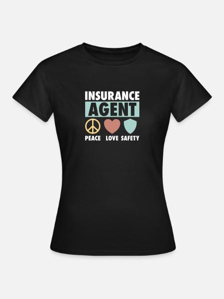 Versicherungsagent Gutachter Versicherungsmakler - Frauen T-Shirt - Schwarz
