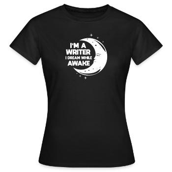 Poète Poésie Poète Poésie I Don - T-shirt Femme - noir - Devant - AI Model Female 172 dark (172cm)