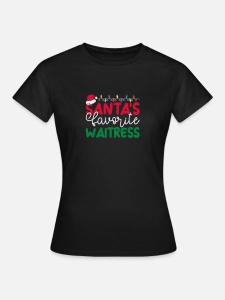Diner Bar Kellnerin Kellner - Frauen T-Shirt - Schwarz