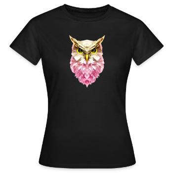 Oiseau de nuit - T-shirt Femme - noir - Devant - AI Model Female 172 dark (172cm)