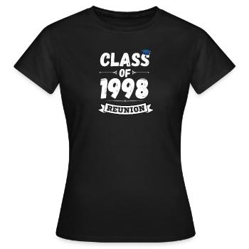 Réunion de la classe de 1998 - T-shirt Femme - noir - Devant - AI Model Female 172 dark (172cm)