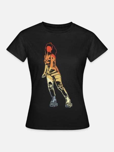 Roller skater - Women's T-Shirt - black