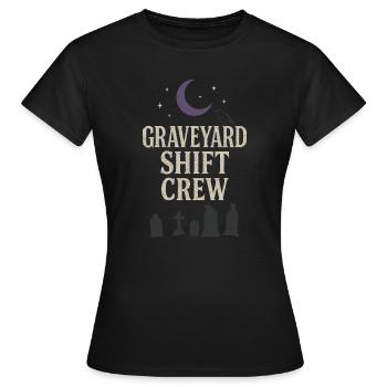 Cadavre Science Humour noir Mort Positif - T-shirt Femme - noir - Devant - AI Model Female 172 dark (172cm)