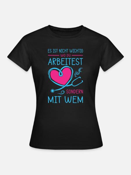 Pflegerin Geschenke Pflege Lustig Krankenpflegerin - Frauen T-Shirt - Schwarz