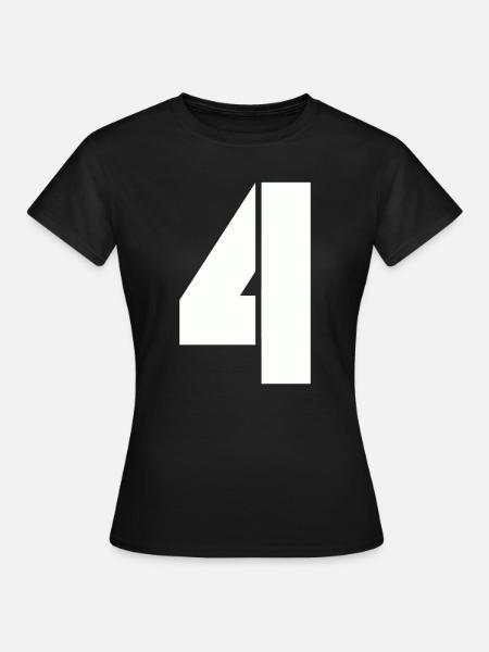 4 - Frauen T-Shirt - Schwarz