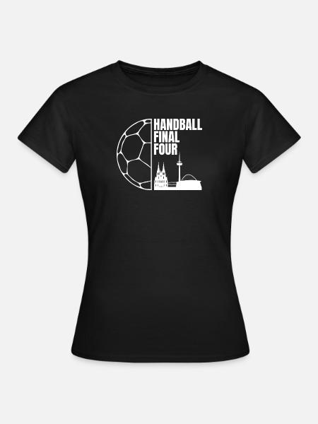 Handball Final Four Skyline - Frauen T-Shirt - Schwarz