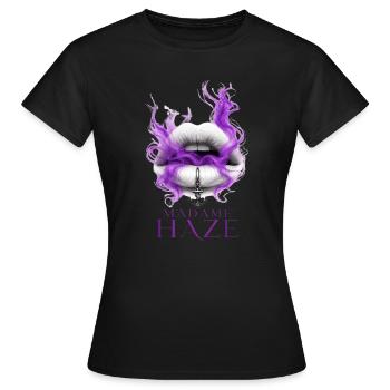 Madame Haze Kiss&Smoke | Sailors Yarn by Cap'nKush - Women's T-Shirt - black - Front - AI Model Female 172 dark (172cm)