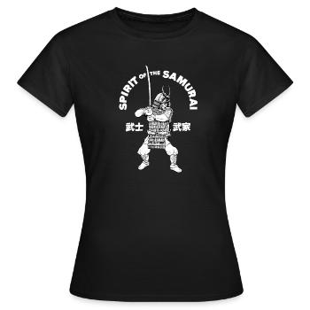 Samurai Spirit - T-shirt Femme - noir - Devant - AI Model Female 172 dark (172cm)