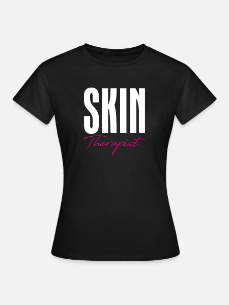 Hauttherapeutin - Frauen T-Shirt - Schwarz