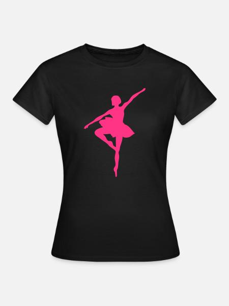 Balletttänzer - Frauen T-Shirt - Schwarz