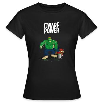 dwarf hulk - Women's T-Shirt - black - Front - AI Model Female 172 dark (172cm)