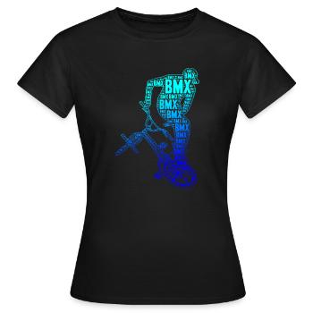 Championnats du monde de BMX - T-shirt Femme - noir - Devant - AI Model Female 172 dark (172cm)
