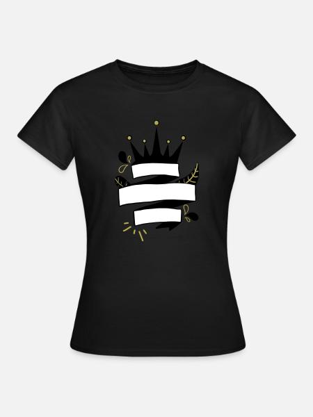 Personal courone ornament - Women's T-Shirt - black