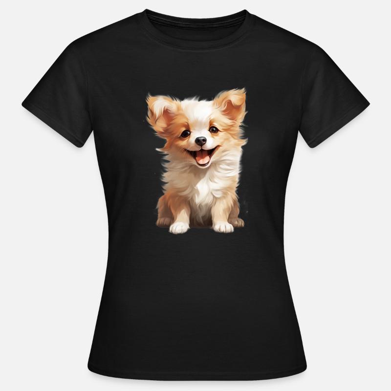 Chibi dog - Women's T-Shirt - black