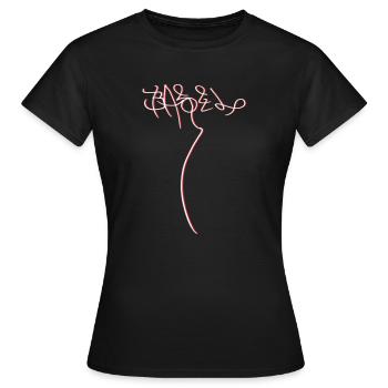 Basel City - Women's T-Shirt - black - Front - AI Model Female 172 dark (172cm)