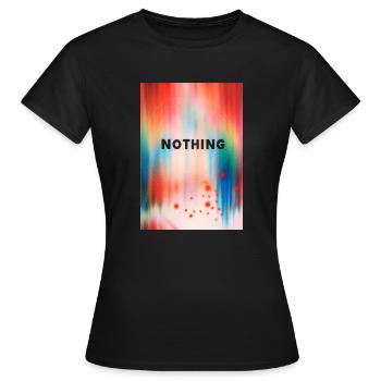 Nothing omikly colors multi color bow - Women's T-Shirt - black - Front - AI Model Female 172 dark (172cm)