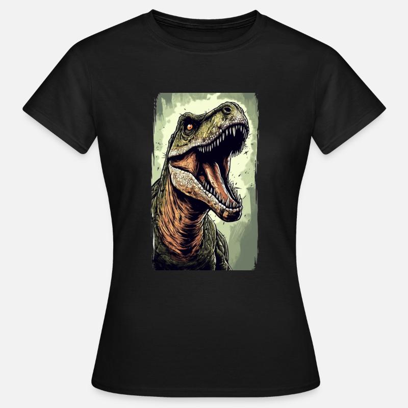 T-Rex - Women's T-Shirt - black