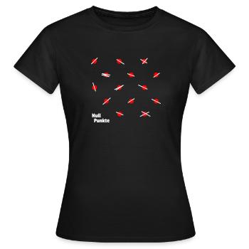 Null Punkte - Frauen T-Shirt - Schwarz - Vorne - AI Model Female 172 dark (172cm)