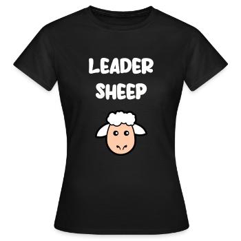 Leadersheep - Women's T-Shirt - black - Front - AI Model Female 172 dark (172cm)